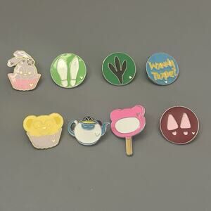 Walt Disney World Trading Pins Hidden Mickey Mixed Characters Lot of 8